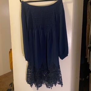 Off the shoulder dress